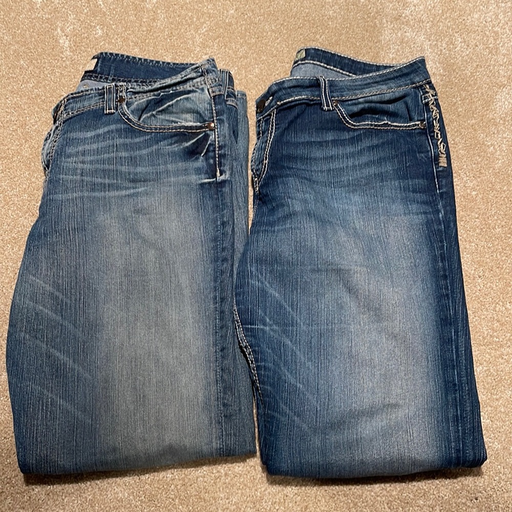 BKE Jeans sizes 34x33.5 and 34x31.5